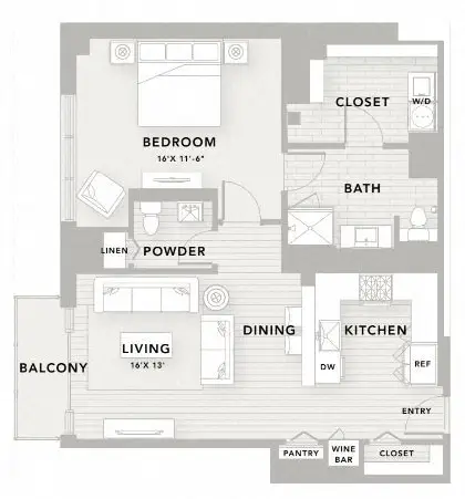 The Star Houston Apartments FloorPlan 5