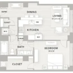 The Star Houston Apartments FloorPlan 7