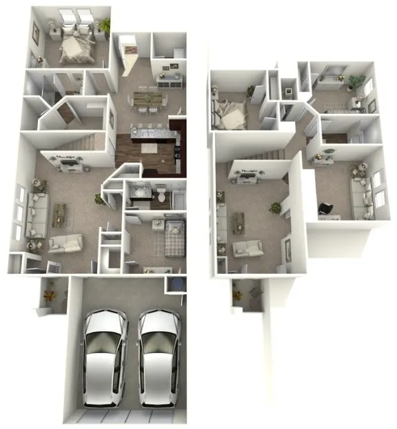 The Village at Granger Pines Houston Rental FloorPlan 6