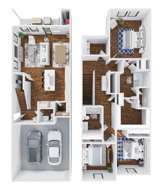 The Villas at Tamarron Houston Apartments FloorPlan 3