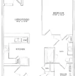The Westcott Houston Apartments FloorPlan 3