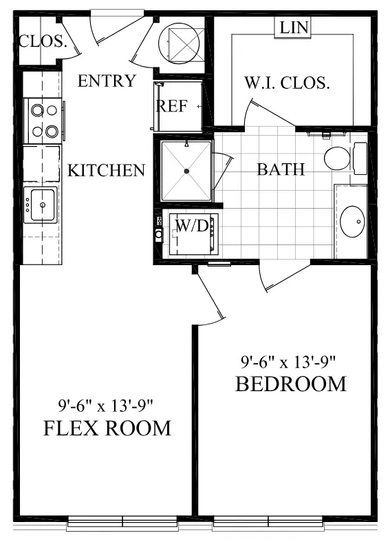 Town Center Lofts Houston Apartments FloorPlan 2