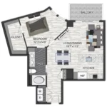 Vantage Med Center Houston Apartments FloorPlan 10
