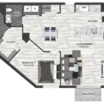 Vantage Med Center Houston Apartments FloorPlan 21