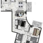 Vantage Med Center Houston Apartments FloorPlan 25