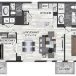 Vantage Med Center Houston Apartments FloorPlan 26