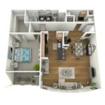Ventura Lofts Houston Apartments FloorPlan 2