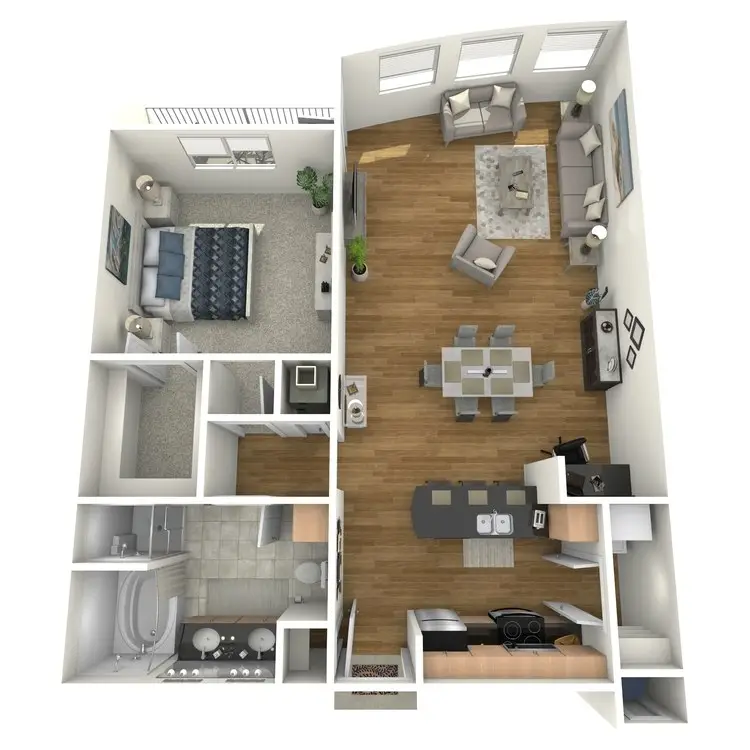 Ventura Lofts Houston Apartments FloorPlan 3