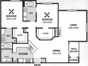 Villas at Hermann Park Houston Apartments FloorPlan 27