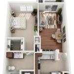 Villas at River Oaks Houston Apartments FloorPlan 3
