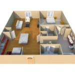 West 18th Lofts Houston Apartments FloorPlan 6