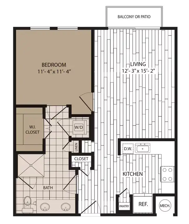 10X Living 15th Street Flats Floor Plan 3