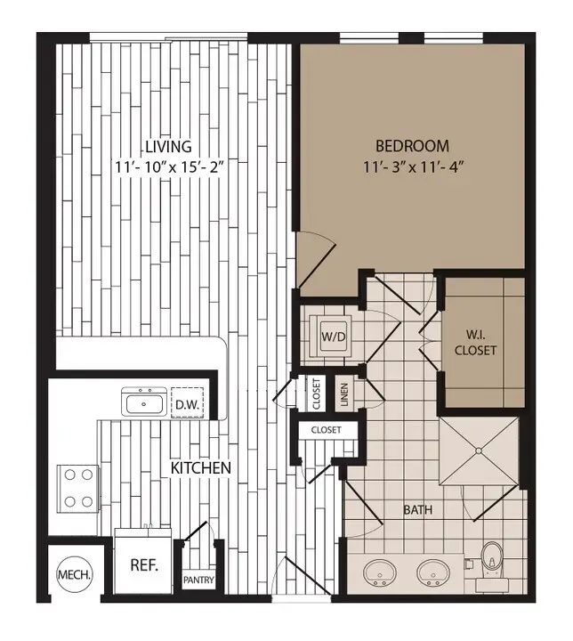 10X Living 15th Street Flats Floor Plan 4