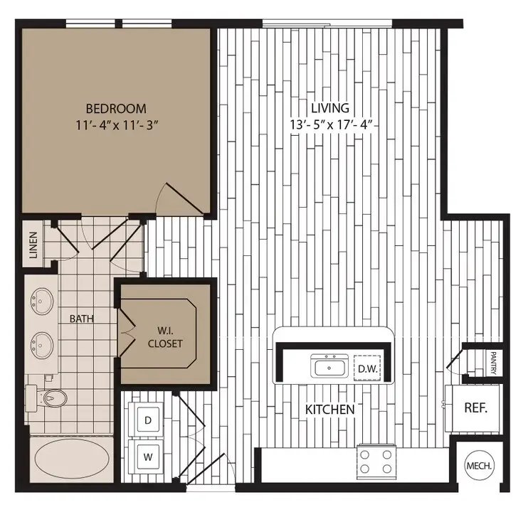 10X Living 15th Street Flats Floor Plan 6