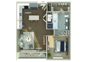 1810 Main Houston Apartments FloorPlan 7
