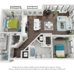 27Seventy Lower Heights Apartments Houston FloorPlan 12