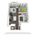 27Seventy Lower Heights Apartments Houston FloorPlan 5
