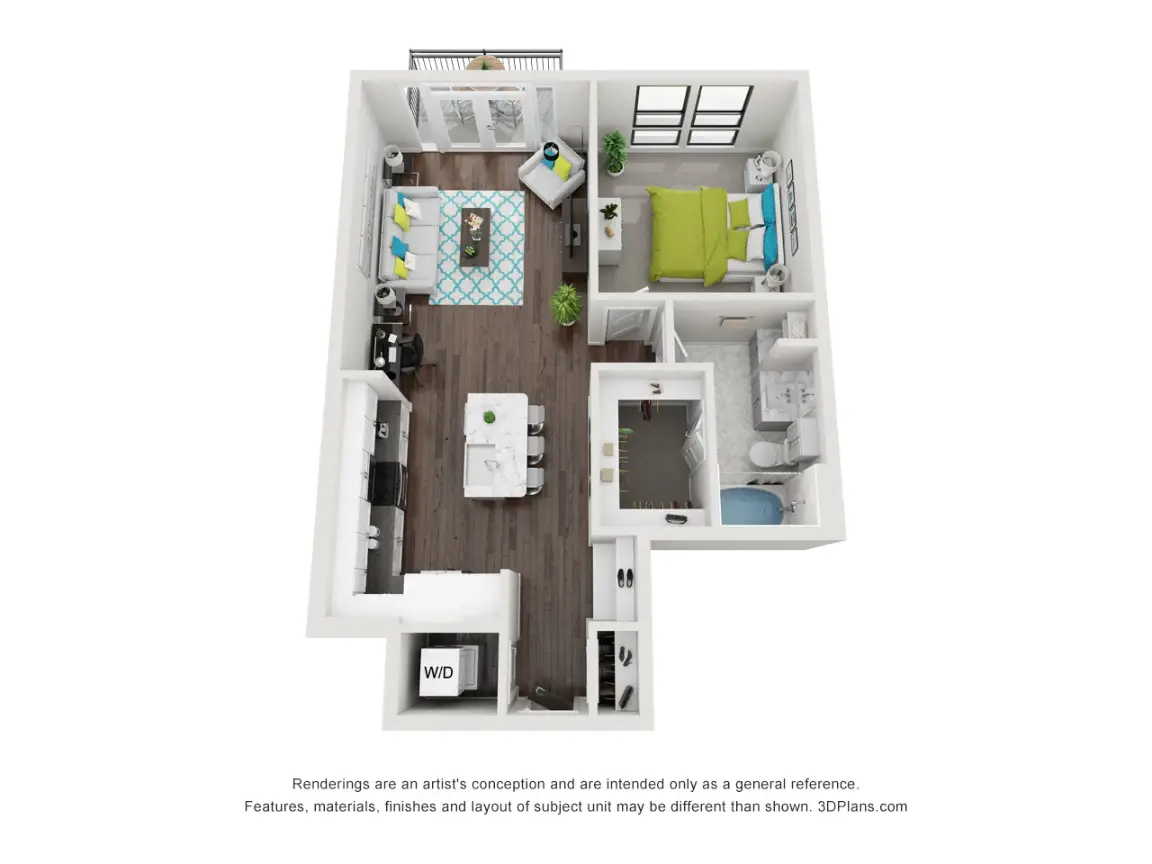 27Seventy Lower Heights Apartments Houston FloorPlan 5