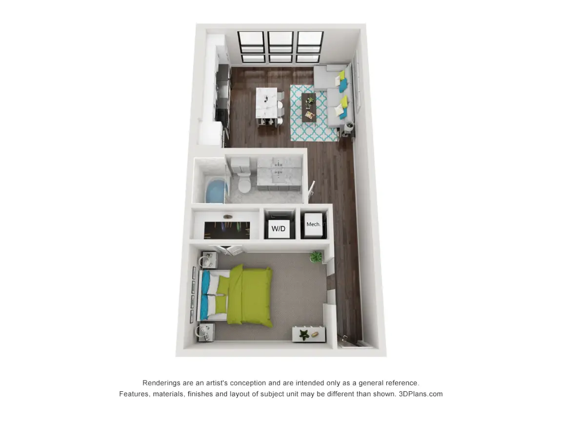 27Seventy Lower Heights Apartments Houston FloorPlan 8