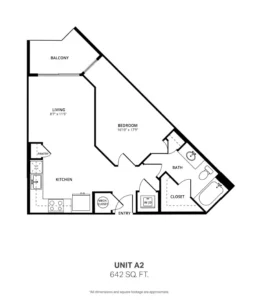 299 West Gray Apartment Floor Plan 2