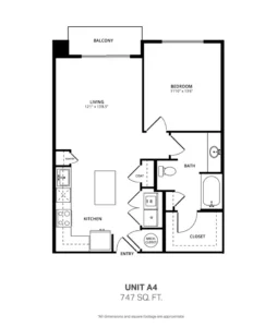 299 West Gray Apartment Floor Plan 4