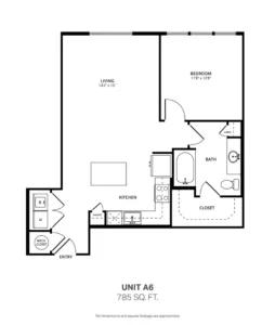 299 West Gray Apartment Floor Plan 6