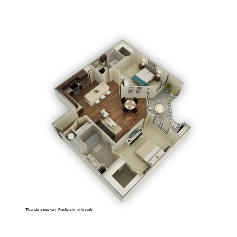 3800 Main Houston Apartments FloorPlan 7