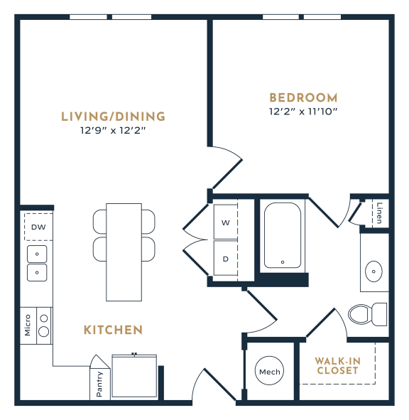 55 Fifty at Northwest Crossing Floor Plan 1