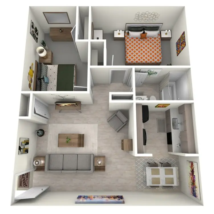 About The Addison Floor Plan 5