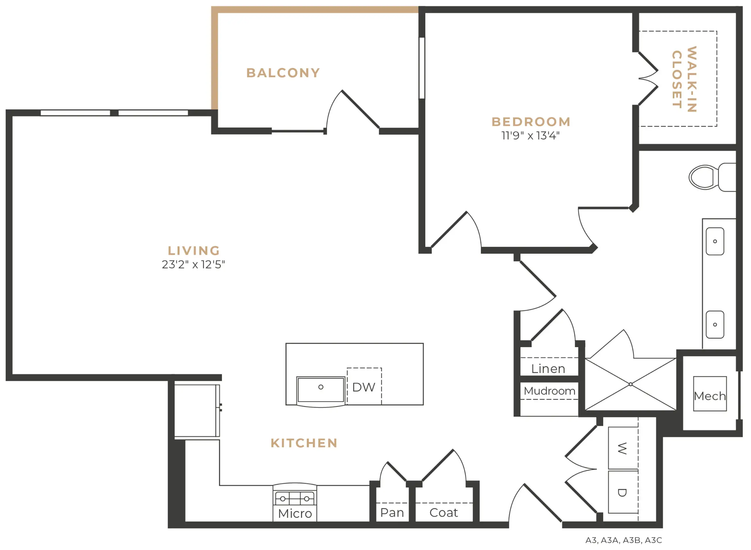 Alexan Memorial Apartment Floor Plan 16