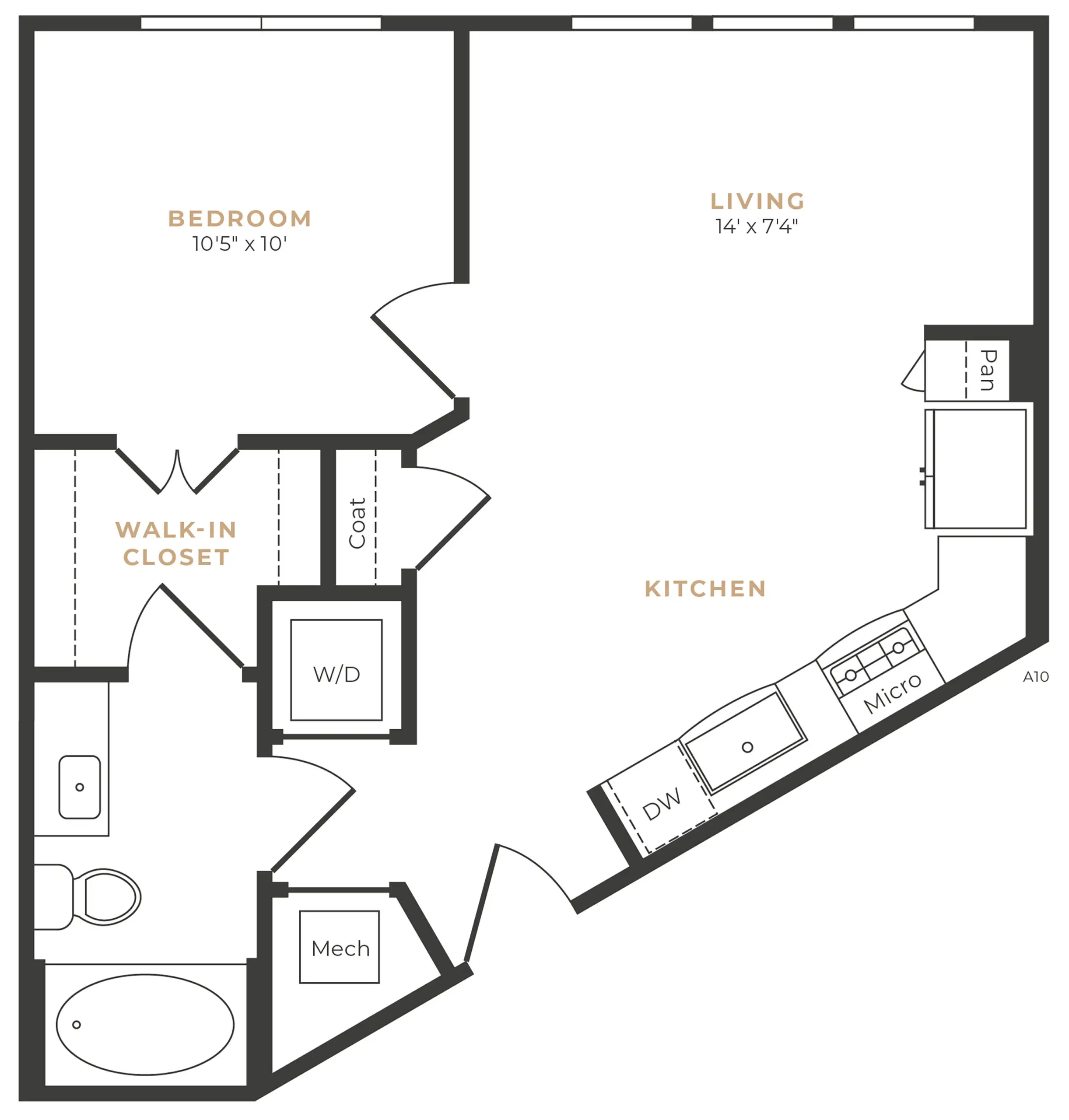 Alexan Memorial Apartment Floor Plan 2
