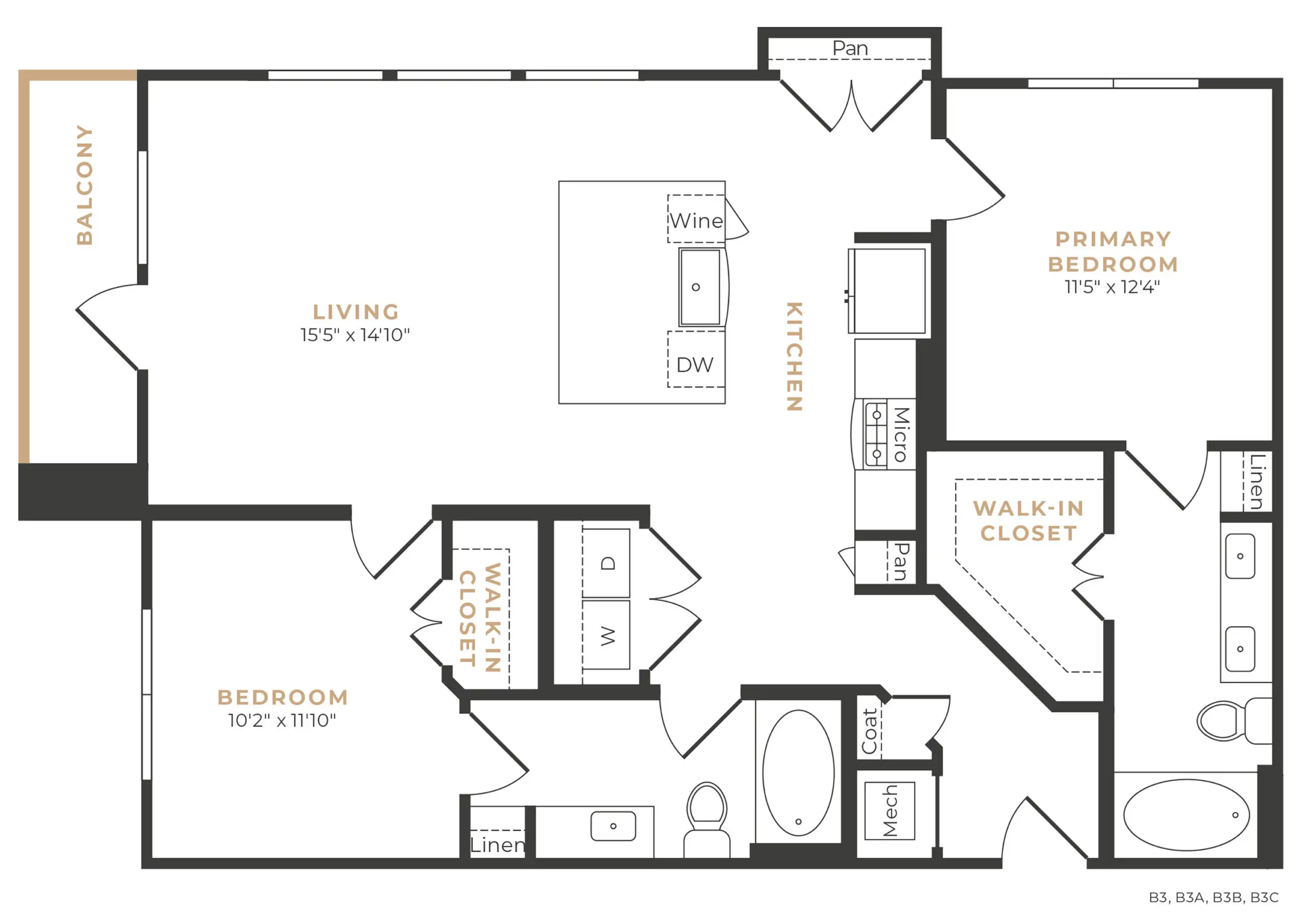 Alexan Memorial Apartment Floor Plan 21