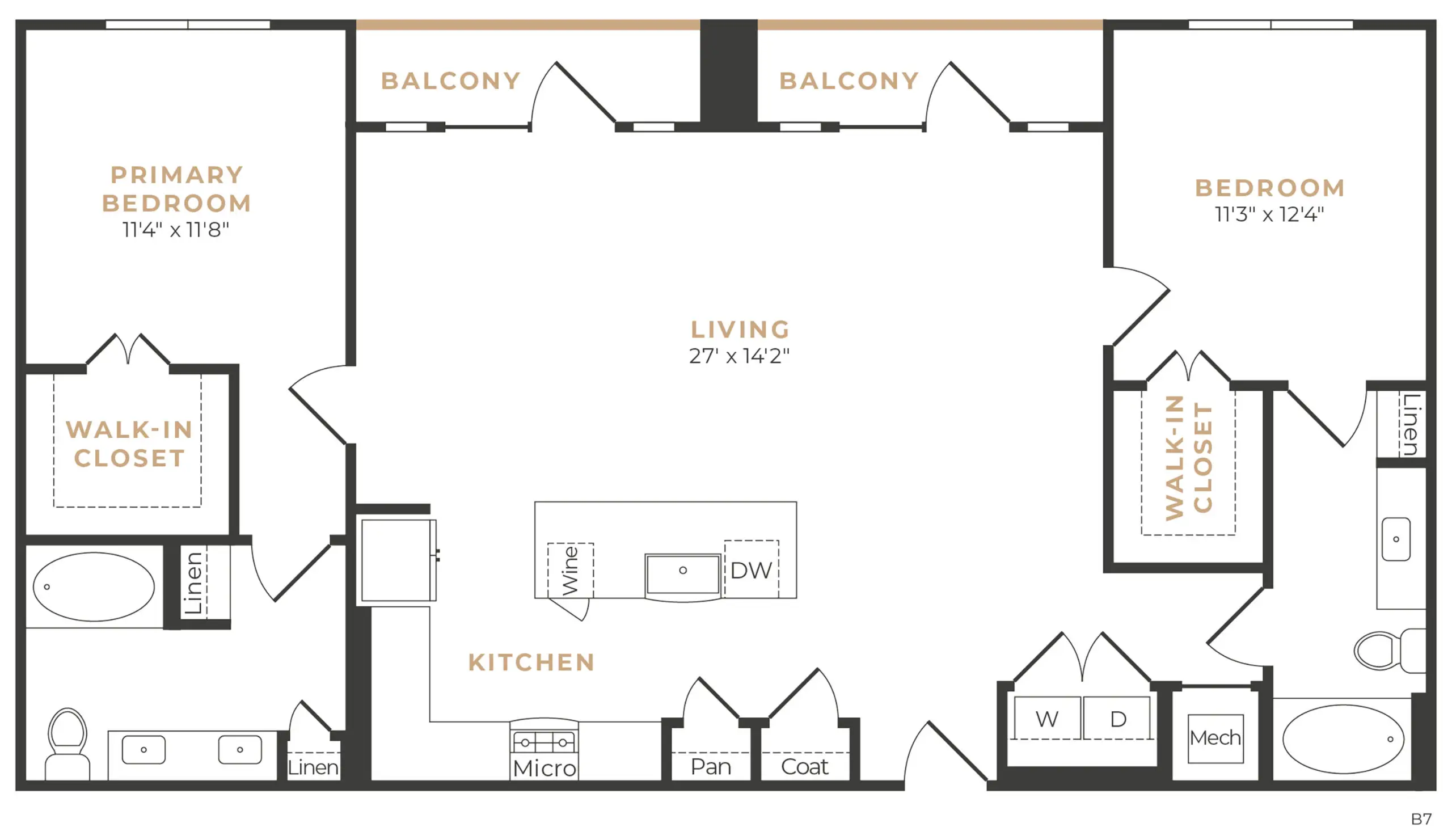 Alexan Memorial Apartment Floor Plan 25