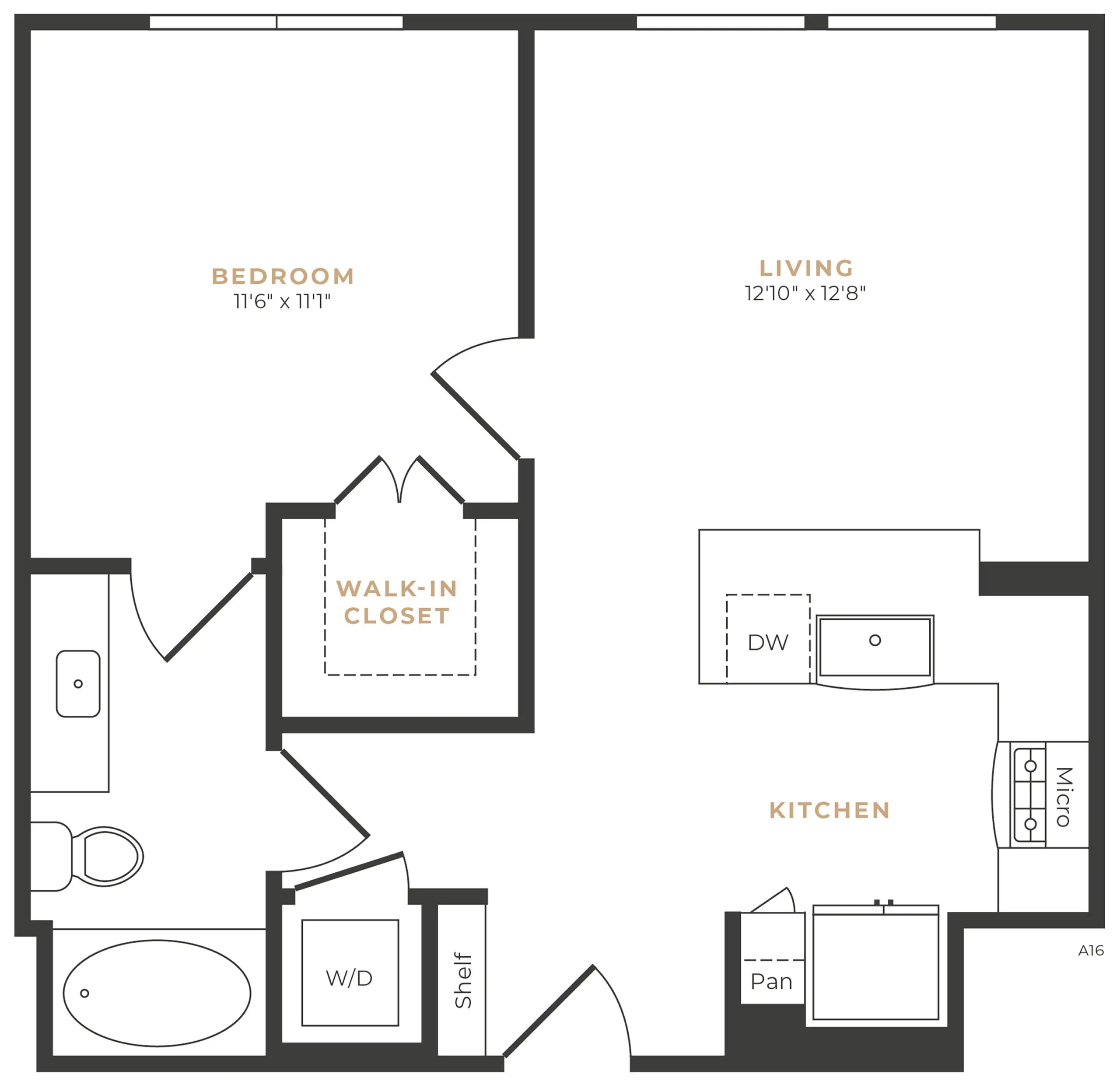 Alexan Memorial Apartment Floor Plan 4