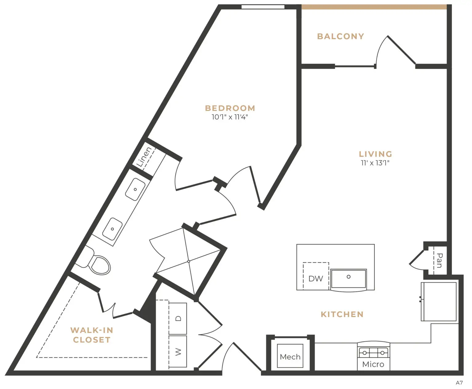 Alexan Memorial Apartment Floor Plan 8
