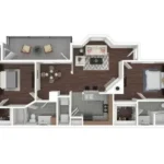 Alexander Houston Apartment floorplan 3