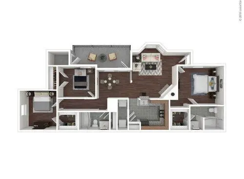 Alexander Houston Apartment floorplan 5