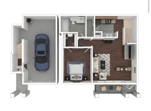 Alys houston apartment floorplan 1
