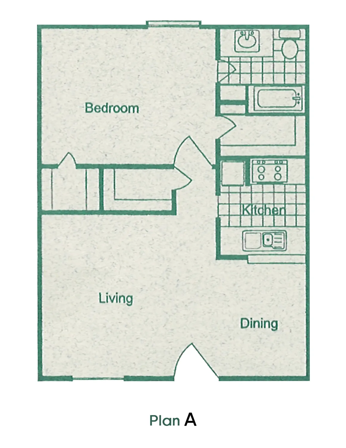 Amherst Apartments Floor Plan 1