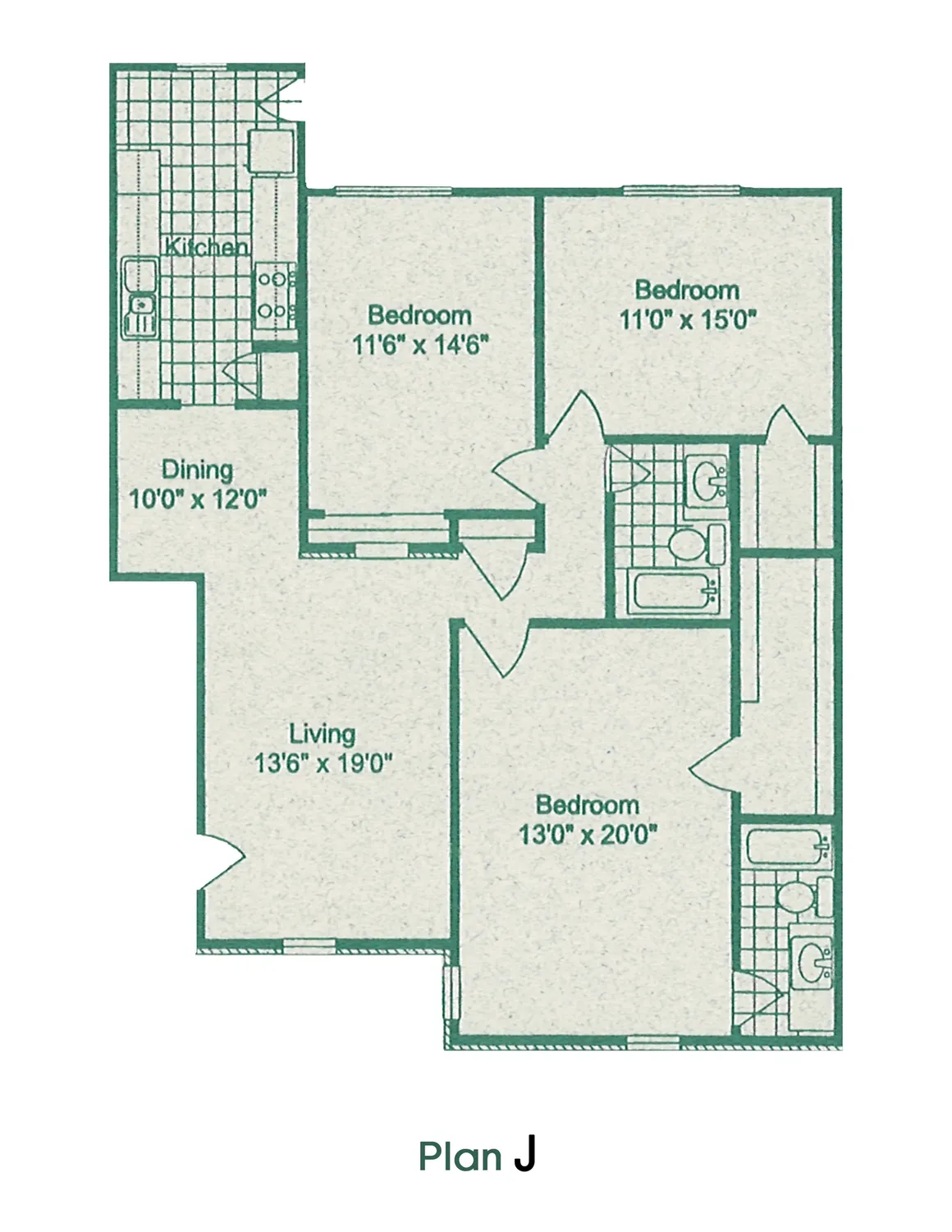 Amherst Apartments Floor Plan 10