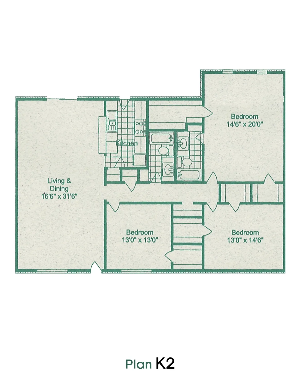 Amherst Apartments Floor Plan 11
