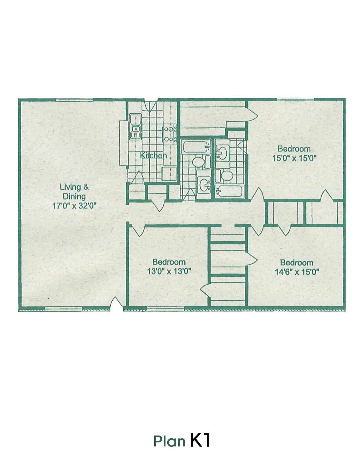 Amherst Apartments Floor Plan 12