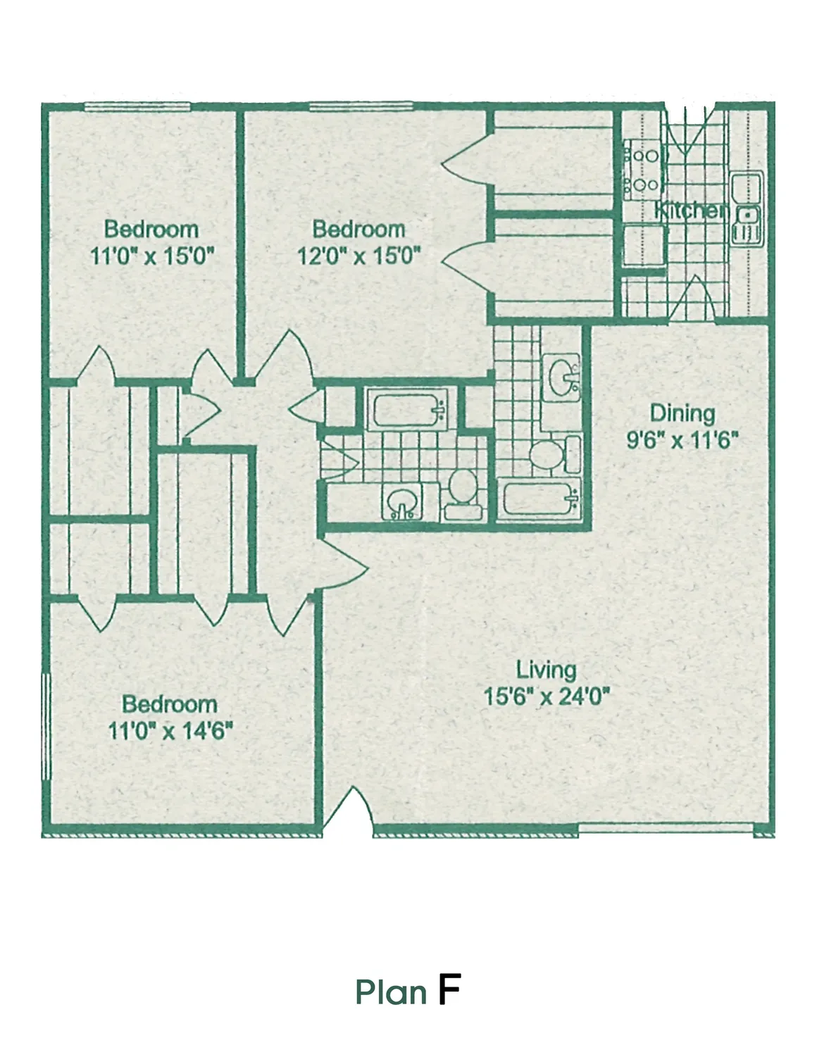 Amherst Apartments Floor Plan 13