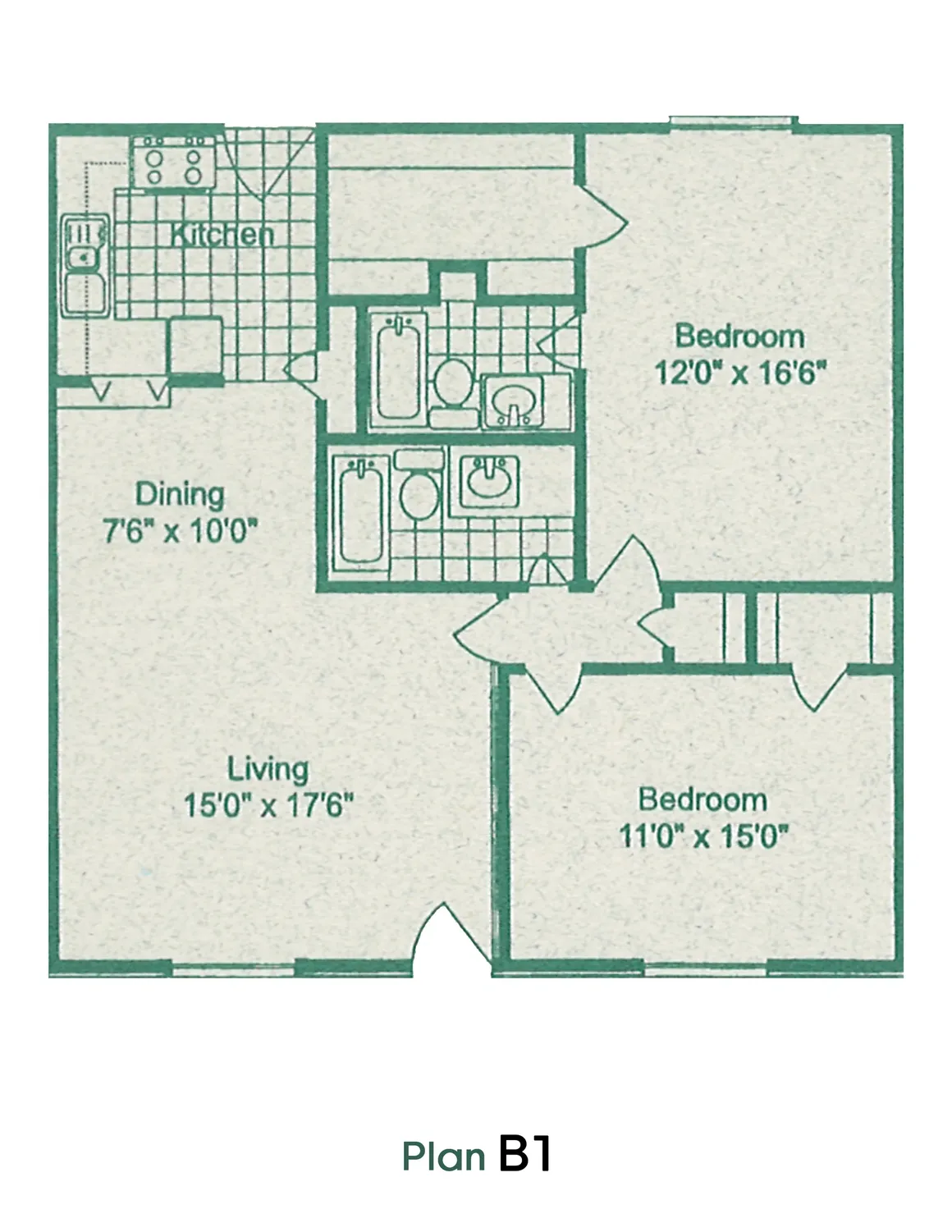 Amherst Apartments Floor Plan 4