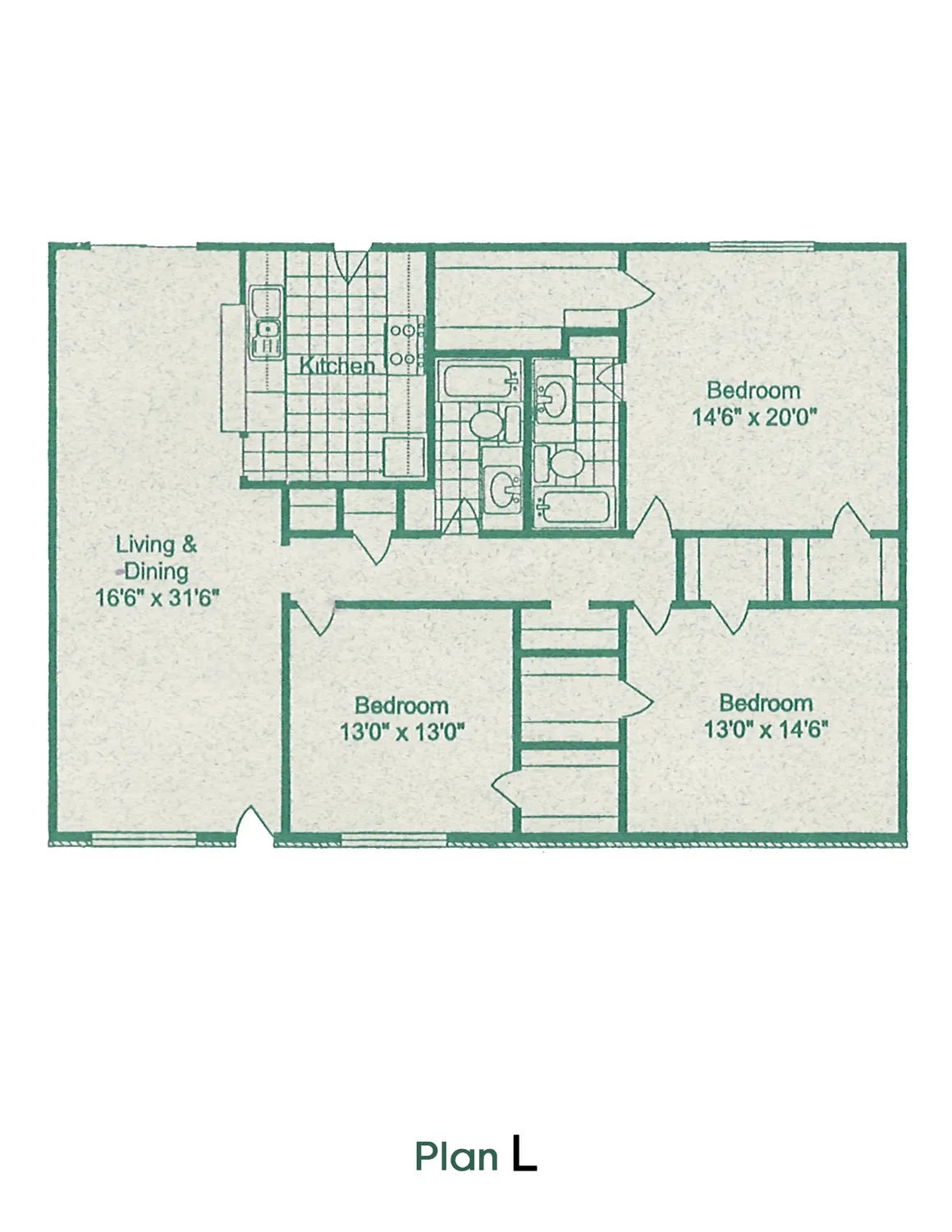 Amherst Apartments Floor Plan 8