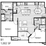Ariza Gosling Houston Apartment floorplan 4