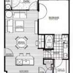 Ariza Gosling Houston Apartment floorplan 8