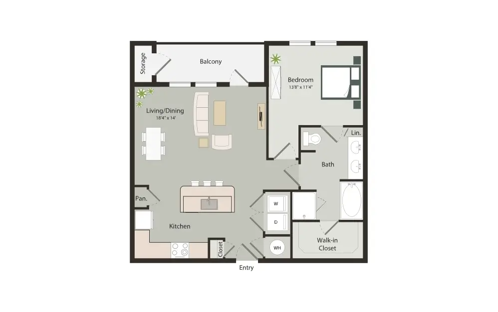 Art House Sawyer Yards Apartments Houston FloorPlan 12