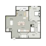 Art House Sawyer Yards Apartments Houston FloorPlan 13
