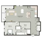 Art House Sawyer Yards Apartments Houston FloorPlan 15